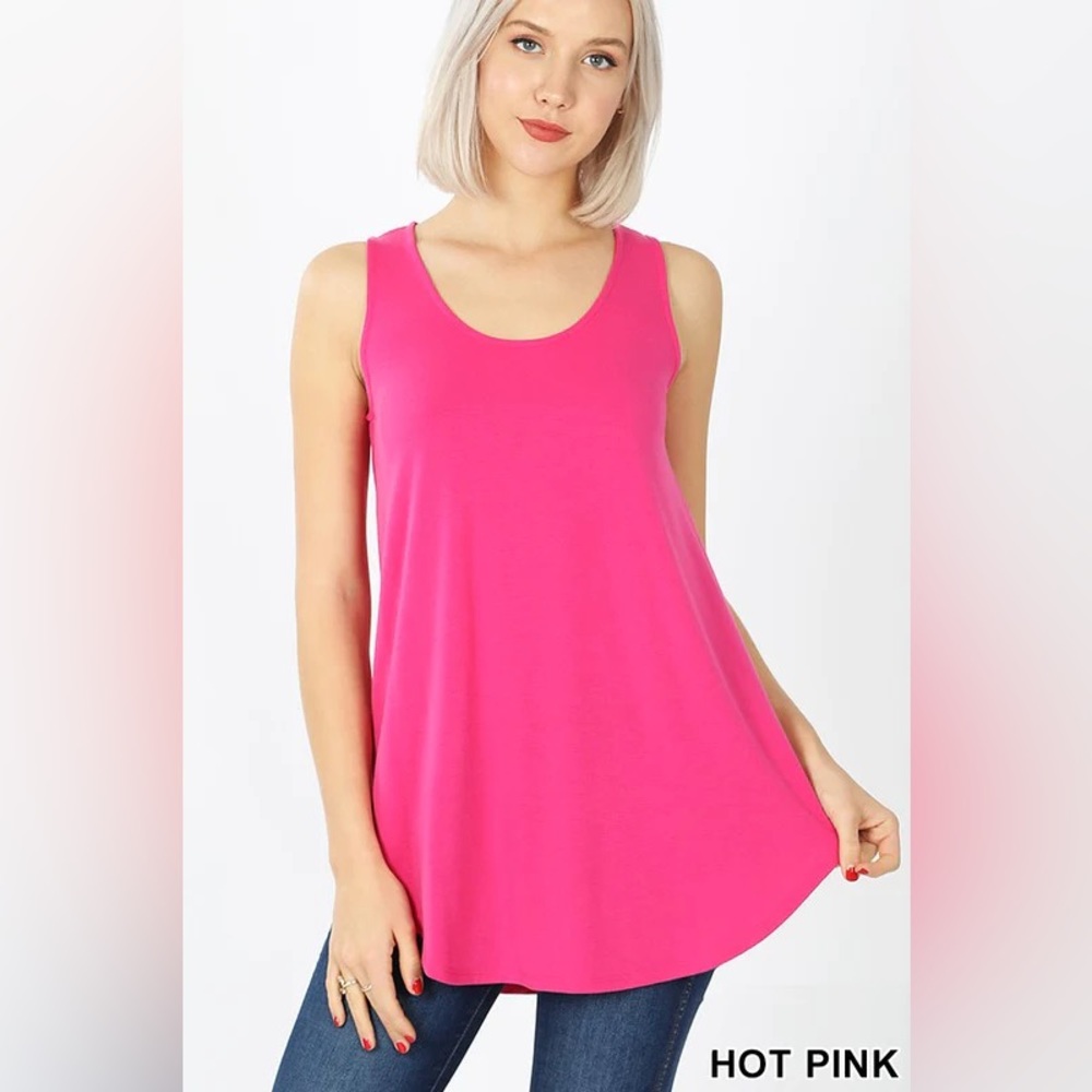Zenana 🆕 Hot Pink tank